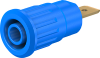 4 mm Sicherheitsbuchse blau SEB4-F/6,3