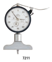 MITUTOYO Mélységmérő óra órás 0 - 200 mm / 0,01 mm 7231A
