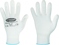 Standard BEIJING STRONGHAND Handschuhe, Nylon / PU, Gr. 08 Weiß, CAT 2,