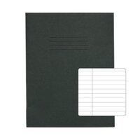 Rhino 9 x 7 Exercise Book 80 Page Ruled F8M Dark Green (Pack 100) - VEX554-83-6