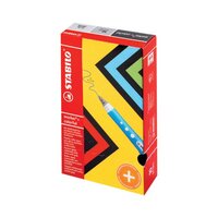 Stabilo Worker+ Colorful Rollerball Pen Fine Black (Pack of 10) 2019/46