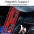 NALIA Ring Cover compatibile con Xiaomi Redmi 9 Custodia, Copertura Resistente con Anello Girevole 360°, Protettiva Kickstand Hardcase & Silicone Bumper, Case per Supporto Magne...