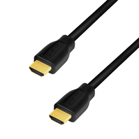 HDMI-Kabel, A/M zu A/M, 4K/60 Hz, CCS, schwarz, 2 m, LogiLink® [CH0101]