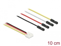 Conversion IOT Grove Kabel 4 Pin Stecker zu 4 x Jumper Buchse 10 cm, Delock® [86948]