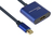 Adapter Mini DisplayPort 1.4 Stecker an HDMI 2.0 Buchse, 4K UHD @60Hz, Aluminium-Gehäuse, ca. 20cm,