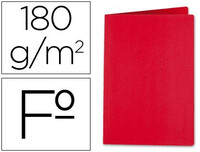 Subcarpeta Liderpapel Folio Rojo Intenso 185G/M2