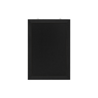 Wandkrijtbord Europel met lijst 42x60cm zwart