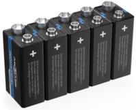 Lithium-Batterie, 9 V, 1604LC, 9V, 9 V-Block