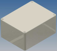 Aluminium Druckgussgehäuse, (L x B x H) 114.3 x 88.9 x 54.9 mm, silber, IP54, AL