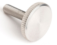 M4 X 10 KNURLED THUMB SCREW THIN TYPE DIN 653 A1 STAINLESS STEEL