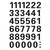 Buchstaben-, Zahlen-Etiketten, 0-9, 15 hoch mm, Druckschrift, schwarz, 39