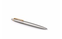 Parker Jotter Ballpoint Pen Stainless Steel/Gold Barrel Blue Ink Gift Box