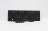 FRU CS20 P Keyboard Num BL (Transimage) US English Euro 5N20Z74847, Keyboard, US English, Lenovo, ThinkPad P15 Gen 1 (20ST, 20SU) Einbau Tastatur