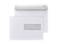 Staples Venster envelop Peel & Seal klep EA5 EA5 156 x 220 mm, 80 g/m², venster rechts (doos 500 stuks)