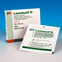 Lomatuell H Vaseline Tamponadenstreifen Lohmann & Rauscher 10 x 10 cm (50 Stück), Detailansicht