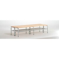 Cloakroom bench, double sided