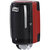 Dispensador de toallas y paños de limpieza, con desbobinado interior, H x A x P 333 x 193 x 172 mm, negro / rojo.