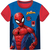 CAMISETAS SURT. 2 DISEÑOS 3-8 AÑOS SPIDER-MAN "HERO"