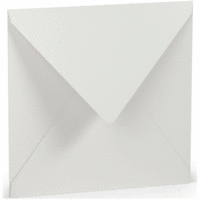 Briefumschlag 16,4x16,4cm Nassklebung Seidenfutter Eisgrau
