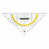 Geometrie-Dreieck mit abnehmbarem Griff 250mm