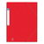 OXFORD Chemise 3 rabats et élastique EUROFOLIO PRESTIGE carte grainée 7/10e,600g.Pour format A4. Rouge