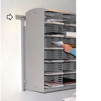 Wall mounting kit for superior sort unit