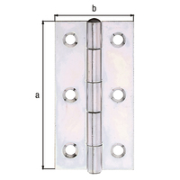 Scharnier, sendvz., LxB 70x35,4 mm