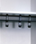Doppelstöckiger Garderobenschrank Classic auf Füßen, 6 Fächer H1850xB900xT500mm
