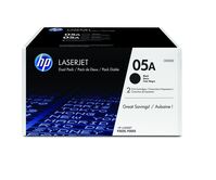 HP CE505D 2-pack fekete toner (05A)