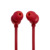JBL T 310 C RED vezetékes USB C mikrofonos piros fülhallgató