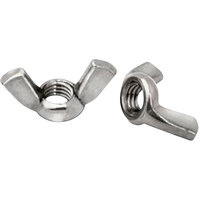 Toolcraft Wing Nuts DIN 315 Galvanised Steel M8 Pack Of 10