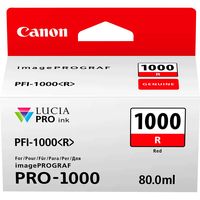 Canon Tintentank PFI-1000 R, rot