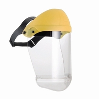 LLG-Protective Visor with chin protection Description LLG-Face visor with chin protection clear PC shield elastic headba