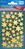 Weihnachtssticker, Glanzpapier, Sterne, gold, 96 Aufkleber