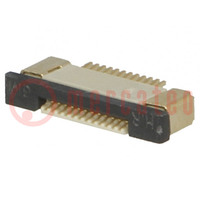 Connector: FFC/FPC; horizontal; PIN: 12; top contacts,ZIF; SMT