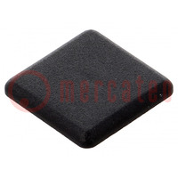 Stopper; for profiles; Width of the groove: 5mm; W: 20mm; L: 20mm