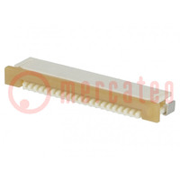 Connector: FFC/FPC; horizontal; PIN: 20; bottom contacts,ZIF; SMT
