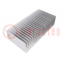 Heatsink: extruded; grilled; natural; L: 150mm; W: 300mm; H: 83.5mm