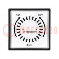 Multiméter: szinkronizáló; digitális,panelmérő; panelre; LED