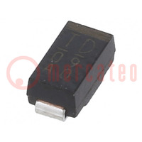 Diode: TVS; 400W; 39V; unidirectional; 1F (DO214AC)