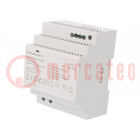 Power supply: switched-mode; for DIN rail; 85W; 12VDC; 7.1A; IP20