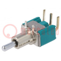 Interruptor: de palanca; Pos: 3; SPDT; (ON)-OFF-ON; 6A/125VAC; 10mΩ