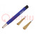 Tool: brush; brass wire; L: 120mm; Ø: 4mm; D-GPME