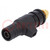 Laboratory clamp; black; 32A; screw; 53mm; Thread: M5; brass