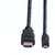 VALUE HDMI High Speed Kabel mit Ethernet, HDMI A ST - Micro HDMI ST, 2 m