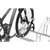 WSM Fahrradständer Bügelparker Reifenbreite bis 5,5 cm, Radabstand 35 cm, 6 Einstellplätze, verz. Stahl