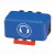 GEBRA Aufbewahrungsbox SecuBox 2 Mini, blau,nicht abschließbar, Größe 23,60 cm x 12,00 cm x 12,00 cm