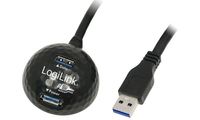 LogiLink USB 3.0 Docking Station, 2-fach, mit Ladefunktion (11112366)