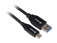 SHARKOON USB 3.1 A DE C BK 0,5 M DE CABLE, NEGRO