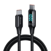 MCDODO CA-1100 USB-C TO USB-C CABLE, 100W, 1.2M (BLACK)